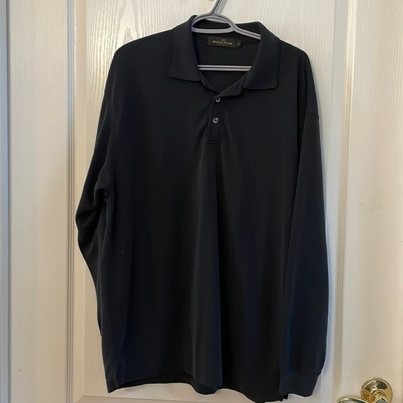 Bugatchi Uomo Long Sleeve Collared Shirt Size Large Mens - Picture 1 of 6